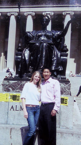 Rachel Nichols ’03 met her best friend, Albert Lee ’02E, ’07 Business, during orientation. Photo: Courtesy Albert Lee ’02E, ’07 Business